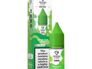 Xtreme Sour Apple - Nic Salt  -  Crystal Clear