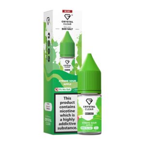 Xtreme Sour Apple - Nic Salt - Crystal Clear
