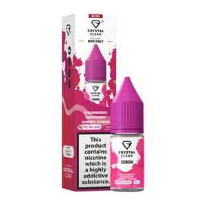 Strawberry Raspberry Cherry Fusion - Nic Salt - Crystal Clear