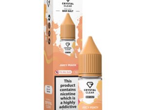Juicy Peach - Nic Salt  -  Crystal Clear