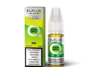 Sour Apple - Nic Salt  -  Elfliq